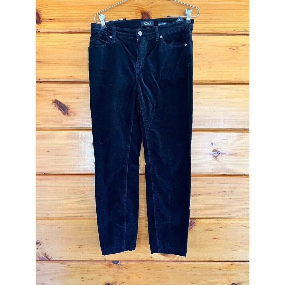 Buffalo David Bitton Mid-Rise Velvet Stretch Slim Pants Womens 6/28